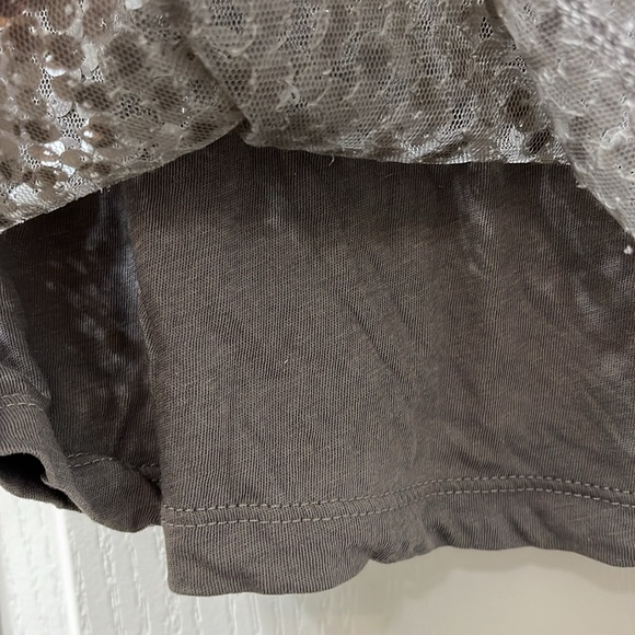 NWOT J Crew Sparkly Sequin Shell Tank Top Crew Neck Sleeveless Blouse Grey Small - Picture 8 of 10